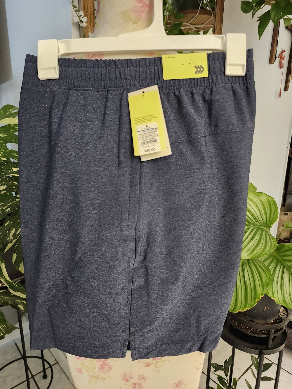 all in motion Men's Athletic Shorts in Heather Navy